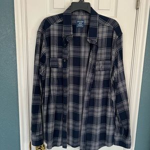 Men’s Faded Glory Plaid Shirt XL (46-48)